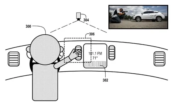Google trabaja en sistema para controlar el auto con los ges