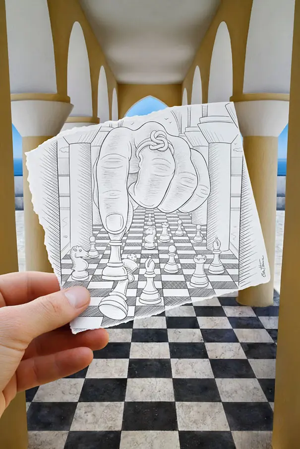 Ilustraciones de  Ben Heine