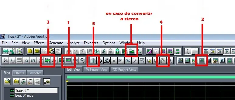 Como grabar con audition 1.5 y que ademas quede bien! 2a par