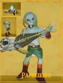 PaperCraft De The Legend Of Zelda