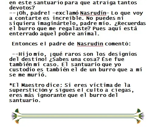 el santuario de nasrudin