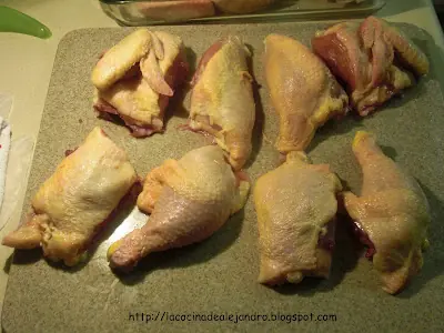 Cortes de pollo