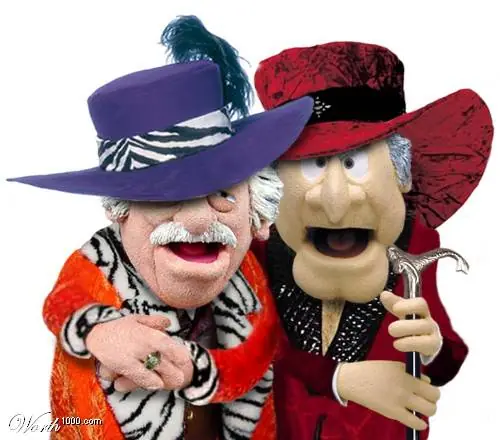 Slater y Waldorf, los viejos Muppets