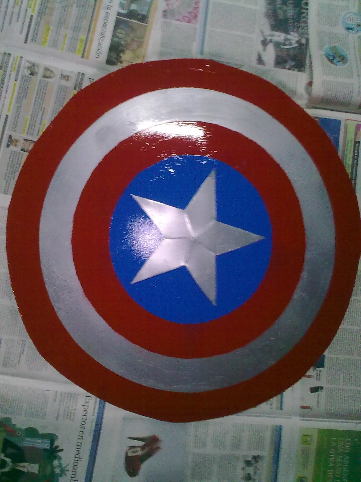 Trabajo terminado : Escudo del Capitan America