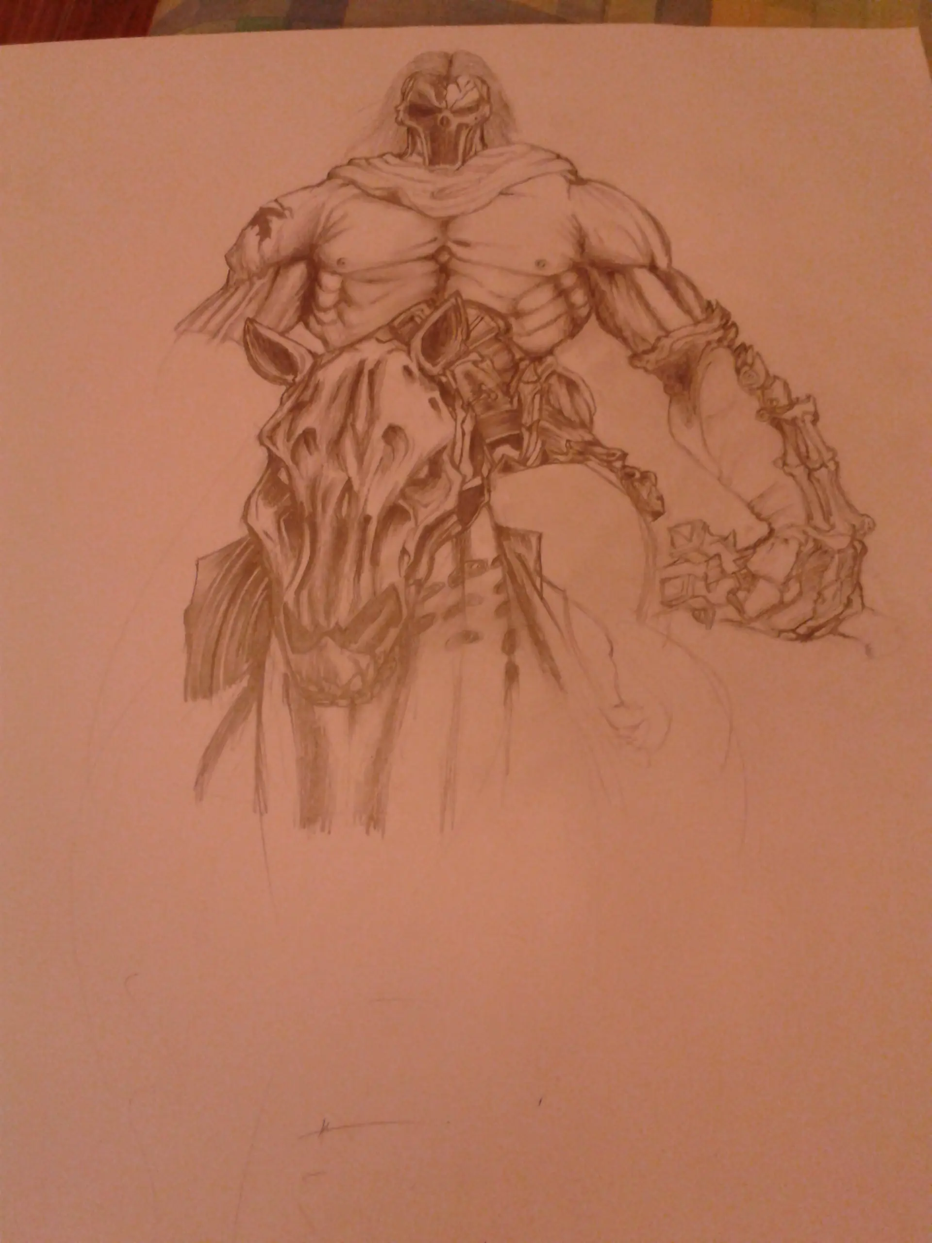 dibujando darksiders.