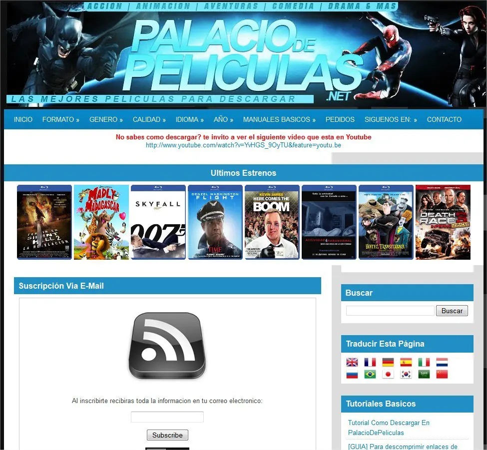 [Aporte] Páginas de Películas!