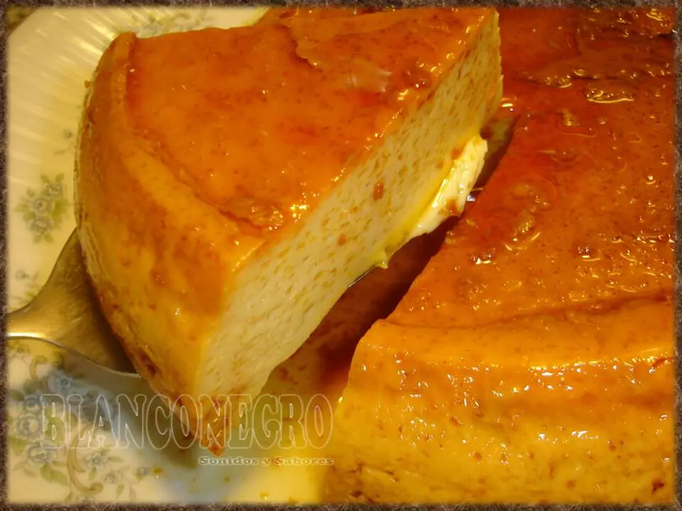 Flan en microondas, con leche condensada