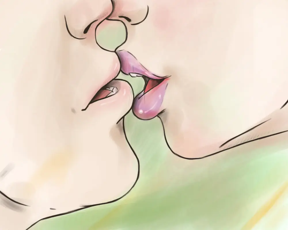 Como dar un beso francés