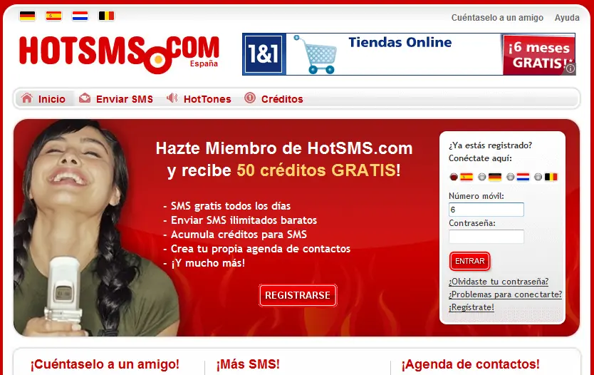 Enviar sms Gratis a España (funciona100%)
