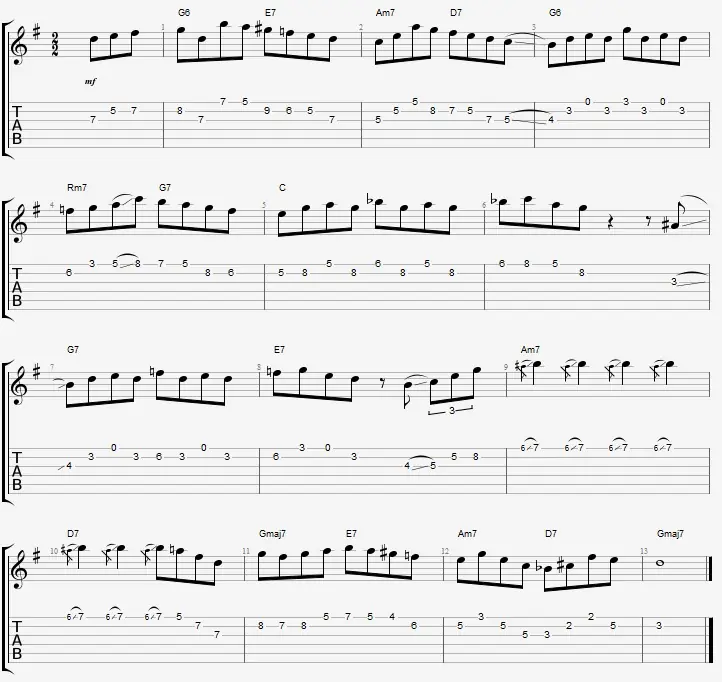 Método de Improvisación de Jazz - Parte V -