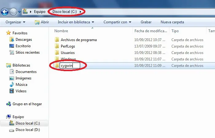 Configuracion de OpenSSH en Windows 7 (SSH Cygwin + Putty)