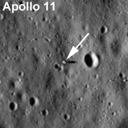 LRO image of Apollo 11 landing site