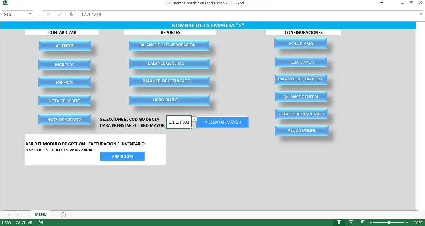 Como Crear un Sistema Contable en Excel Paso a paso