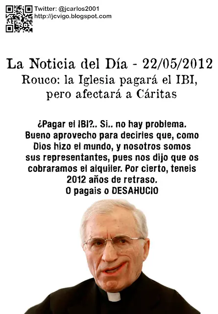(Humor) La iglesia ataca a España cobardemente.