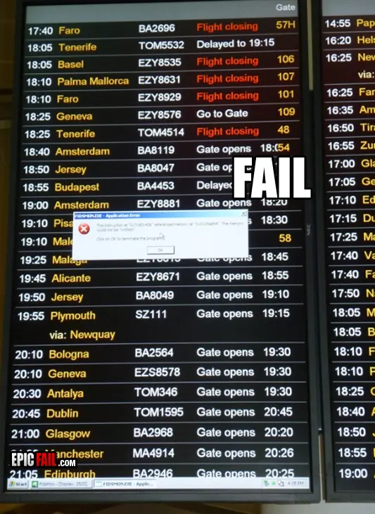 epic fail