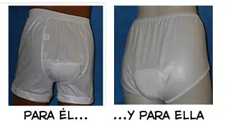 Ropa interior con filtro para pedos