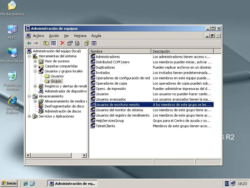 Instalar y configurar terminal server windows 2003 r2
