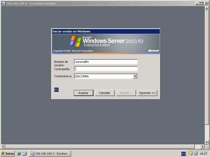 Windows server 2003