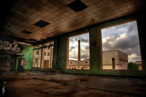 Fábrica de cerveza abandonada del terror