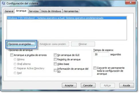 como acelerar el arranque de windows 7 Vista y XP