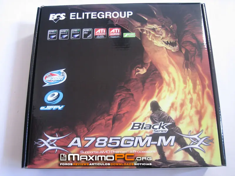 ECS A785GM-M Black Edition(PLACA MADRE)
