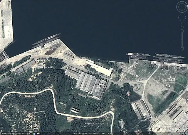 Bases de submarinos de Corea del Norte