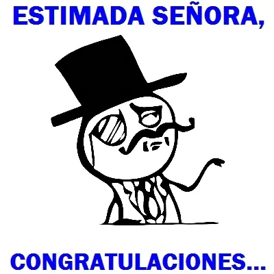 Comente, pero por favor, hágalo like a sir