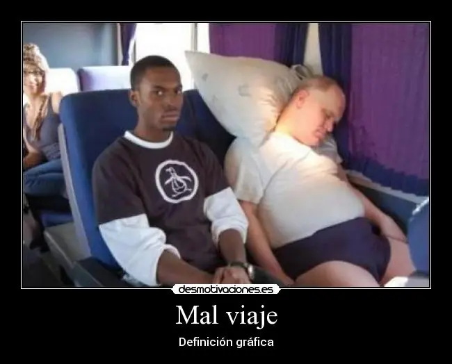 Mal viaje: cuando te pega mal...