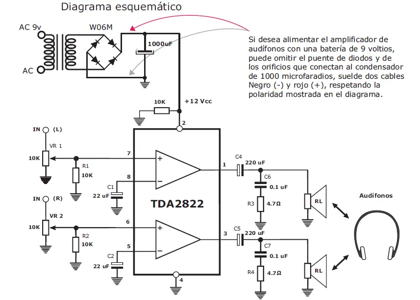 Amplificador para auriculares[muy sencillo y económico]2011
