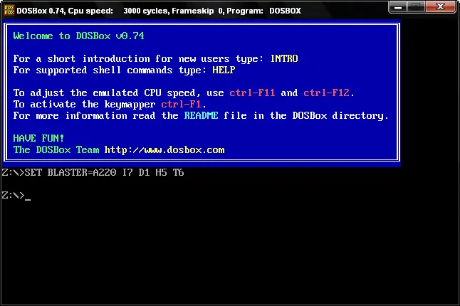 Instalación de sistemas operativos DOS, dentro de DOSBox