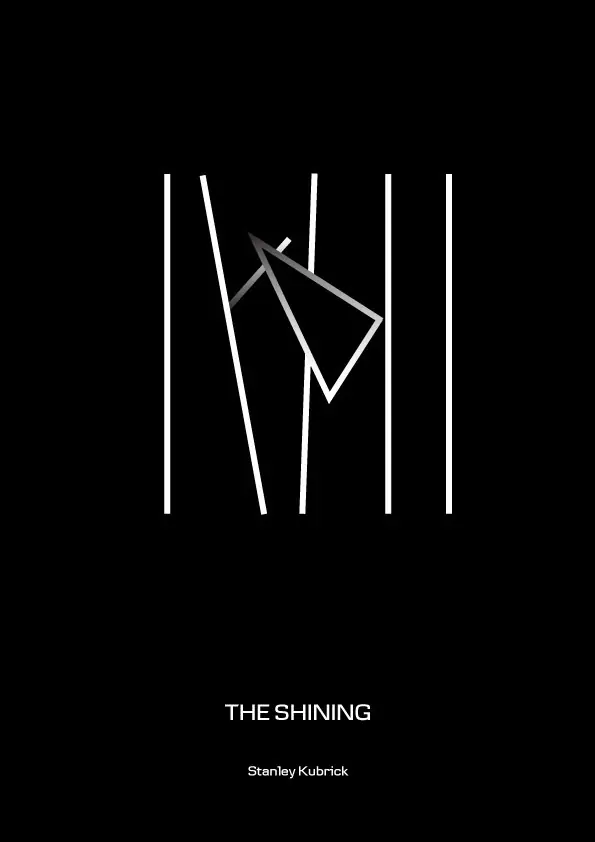 Impresionantes posters de minimalistas filmes