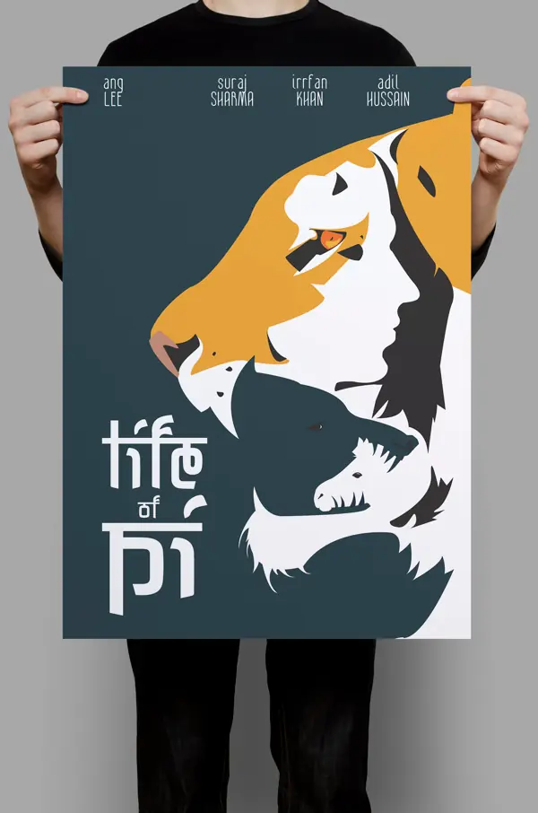 Impresionantes posters de minimalistas filmes