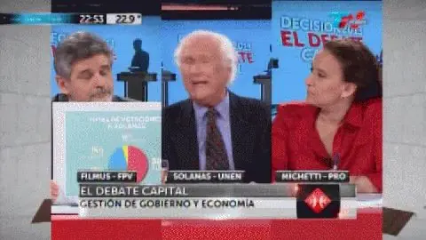 Las redes sociales se ríen del error de Filmus en el debate