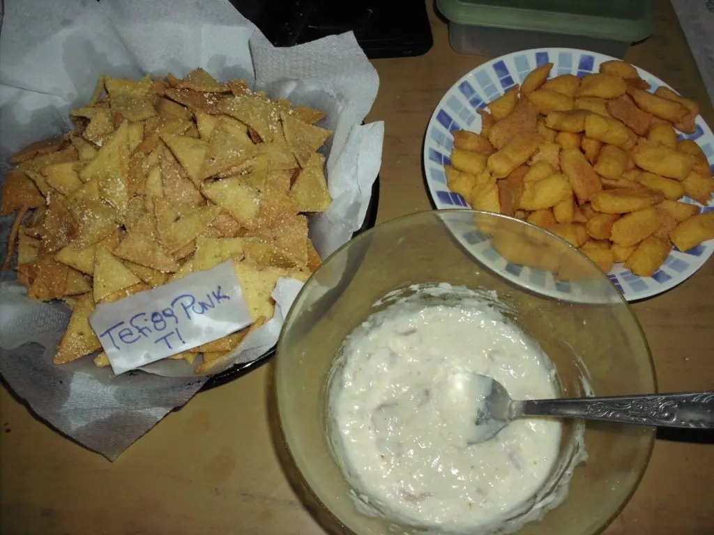 pringles y nachos