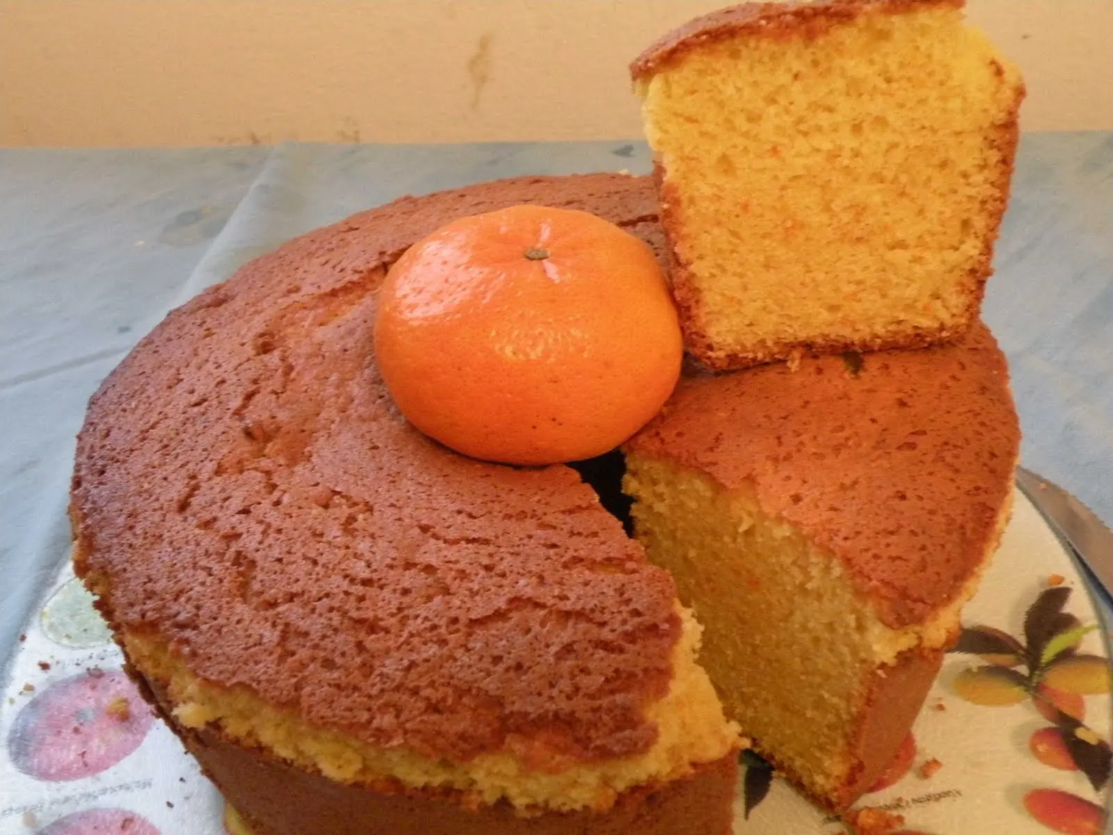 Te enseño a hacer una torta de mandarina