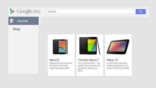 Nexus 5 aparece temporalmente en Google Play por 349 dólare