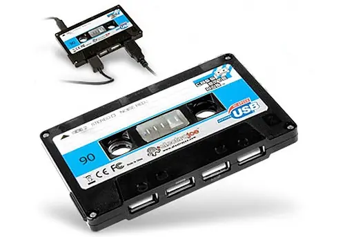 lampara de cassettes
