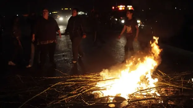 Protestas familias de reos de carcel de Apodaca, N.L. Mexico