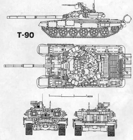 T-90, el tanque Ruso de 1º linea