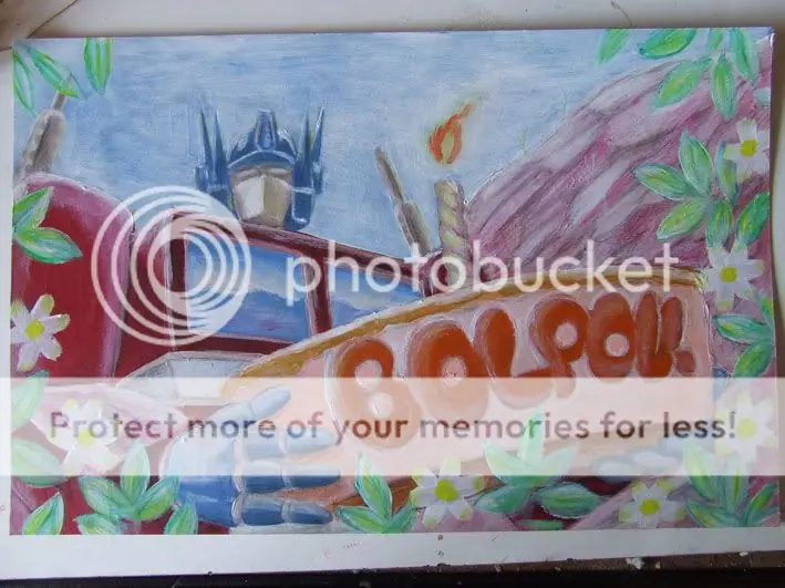 Dibujo para el cumpleaños de una amiga