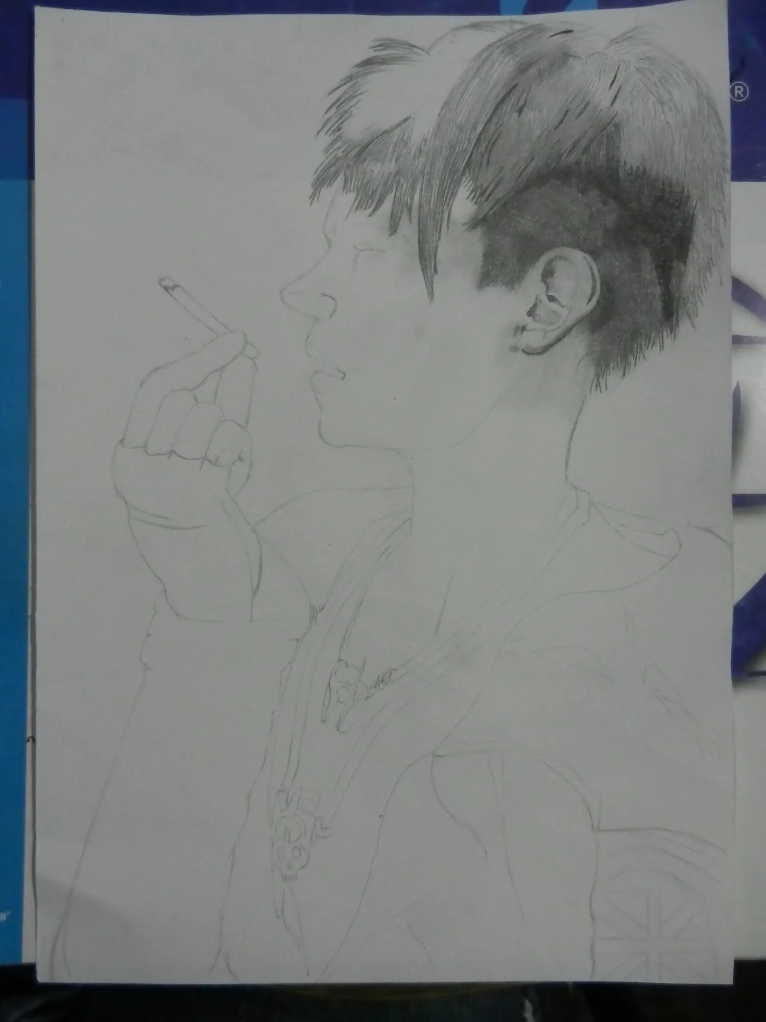 New Dante devil may cry (dibujo propio)