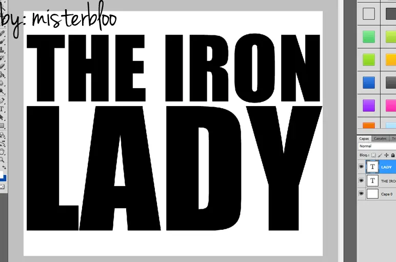 [Tutorial] Efecto Photoshop: The Iron Lady