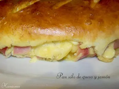 ¿Te quedaste con hambre? Pan de queso y jamón