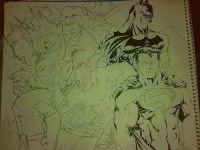 Dibujo de Liga de La Justicia