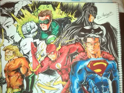 Dibujo de Liga de La Justicia