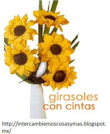 Como Hacer Girasol Con Cinta 7 Pasos
