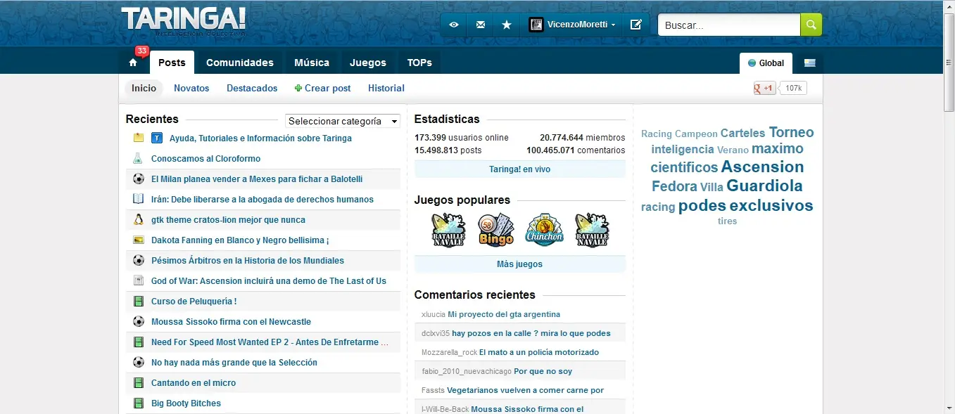 Ver TOPs ocultos de Taringa! [Juegos]