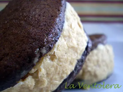 Alfajor helado de Dulce de leche!