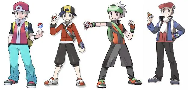 Los Entrenadores legendarios de pokémon