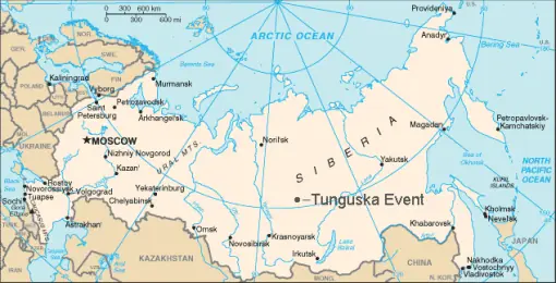 Tunguska. La explosión más grande de la historia.